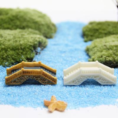 Adorno de Puente de Arco de Resina Estilo Palacio - Decoración Retro Zakka para Micro Paisaje