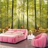 Photo Wall Paper Natural Morning Sunlight Woods Deer Wallpaper Walls Mural Animal Wall Paper Home Decor