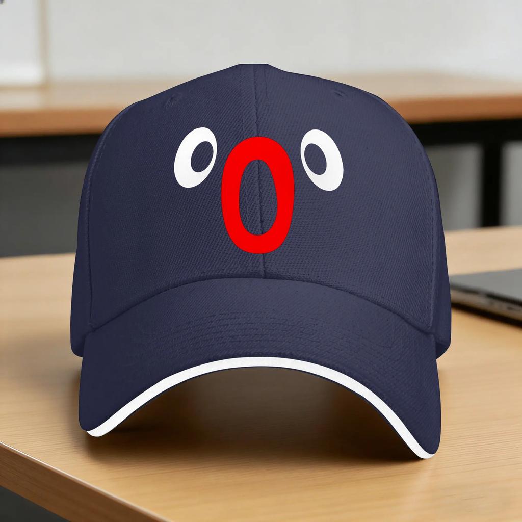 Pingu Face Sun Baseball Cap Spring Trendy Trucker Hat For FeUnisex Unisex Hunting Camping Baseball Caps