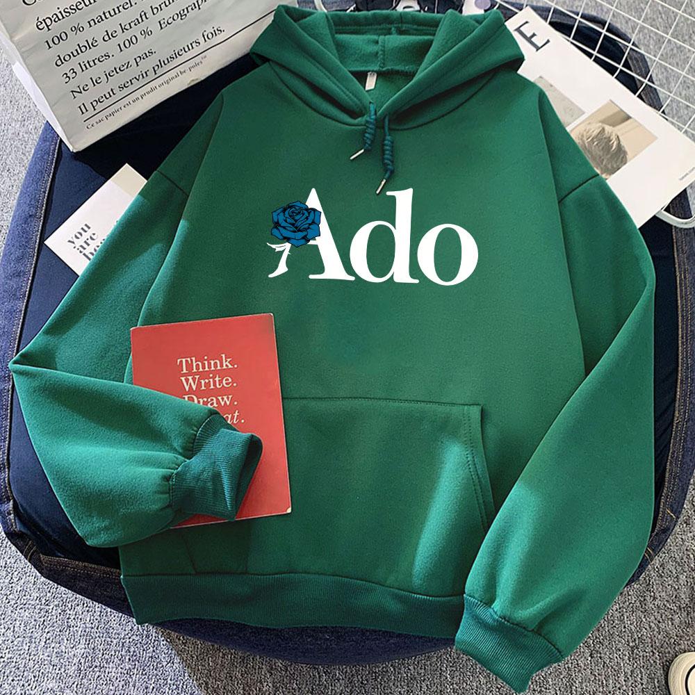 Ado Wish Album Graphic Hoodies Women/Men Hooded Sweatshirts Japan Singer Fashion Style Printing Clothes
