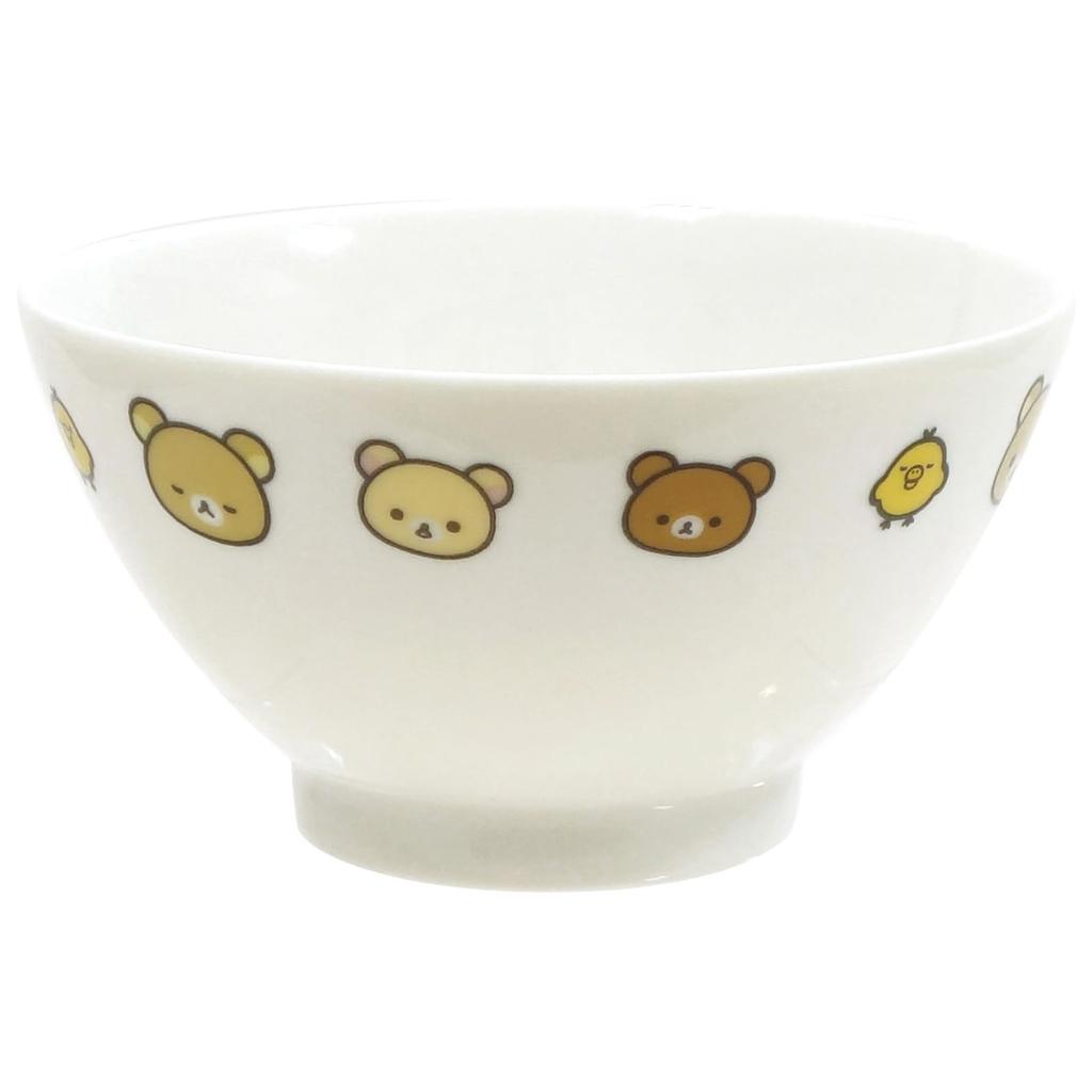 Riskokare och Diskmaskin Tillverkad i Produktnummer 362121 "Rilakkuma" Skål, 11,5 cm, Säker, Japan,