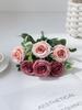 1/3pcs Silk Rose Artificial Flower Wedding Bridal Bouquet Home Room TableValentine's Day Outdoor Garden Diy Gifts Box Yard Decor