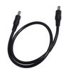 16.4FT 5M DC Power Cable Dual 5.5x2.1mm Male Plug Outdoor Water Proof Replacement Ethernet Cord for