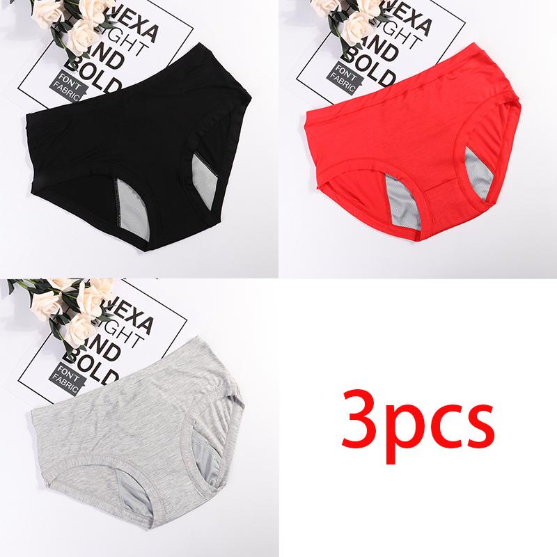Chiloți pentru menstruație rezistenti la scurgeri Lenjerie pentru femei Pantaloni fiziologici Bumbac Sănătate Talie Călduță
