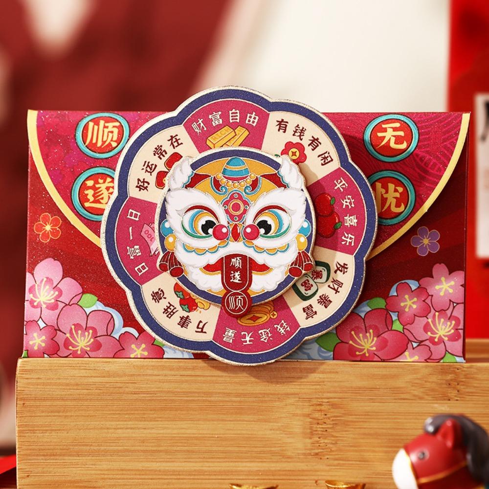 Paper 2026 Horse Year Red Envelope Cartoon Design New Year Money Envelope  Kids Gifting