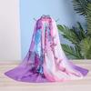 Summer Chiffon Scarves Women's Long Printed Scarves Versatile Decorative Thin Sun Protection Headscarves
