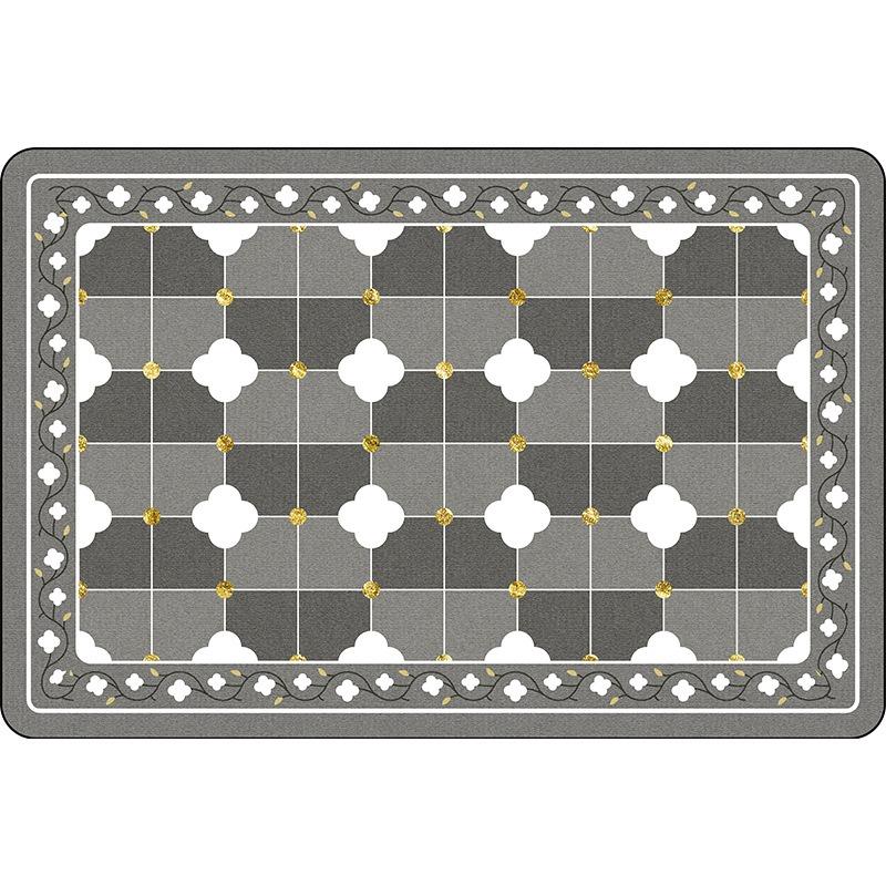 Light Luxury Retro Style Diatom Mud Floor Mat Bathroom Bathroom Water Absorption Quick Dry Door Mat Anti Slip Foot Mat Entry Door Mat