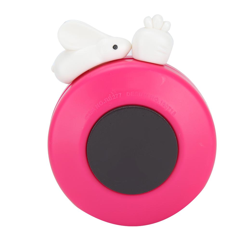 Cartoon Rabbit Mechanical Manual Kitchen Cooking Timer Alarm Reminder Timepiece Countdown ToolRose