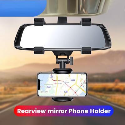 Rückspiegel Auto Handy Halter 360 ° Drehbare Halterung Ständer im Auto Für Handy Sitz Hängen Clip Halterung Unterstützung