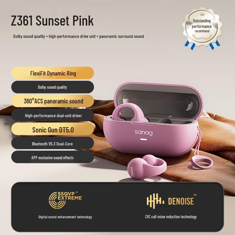 

SANAG Z36 Open-Ear Clip-On Bluetooth Sports Headphones