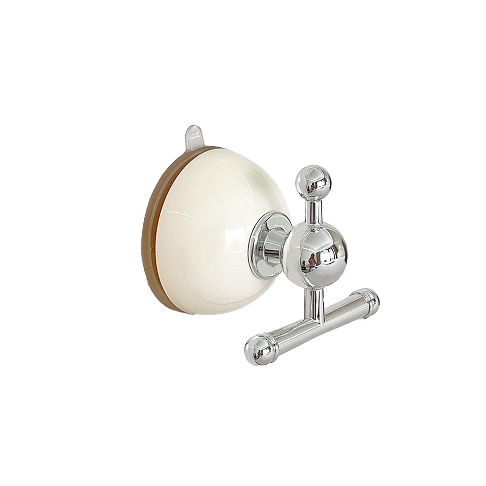 

Крючок макаронного цвета, Крючок-клипса с пластиковым покрытием, Бесследный ветрозащитный крючок, Вращающаяся прищепка One Size белый