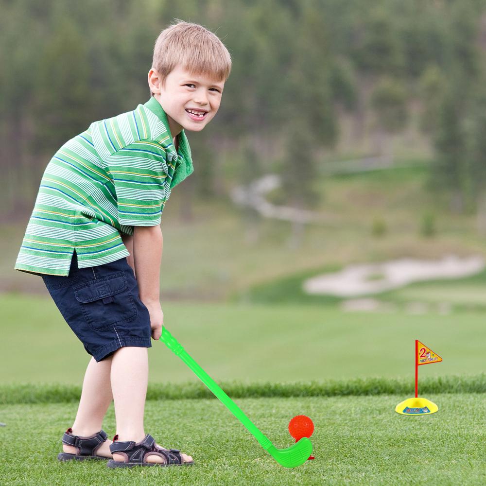 Golf Toys Set for Kids Educational Plastic Golf Toys Kits for Toddlers Outdoor Lawn and Indoor Sports Toys for Toddlers NEW