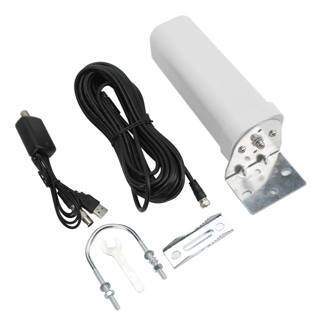KJ‑028 Omni Barrel Antenna Outdoor IP67 Waterproof 5V 25dBi High Gain 1080P HD Signal TV Antenna