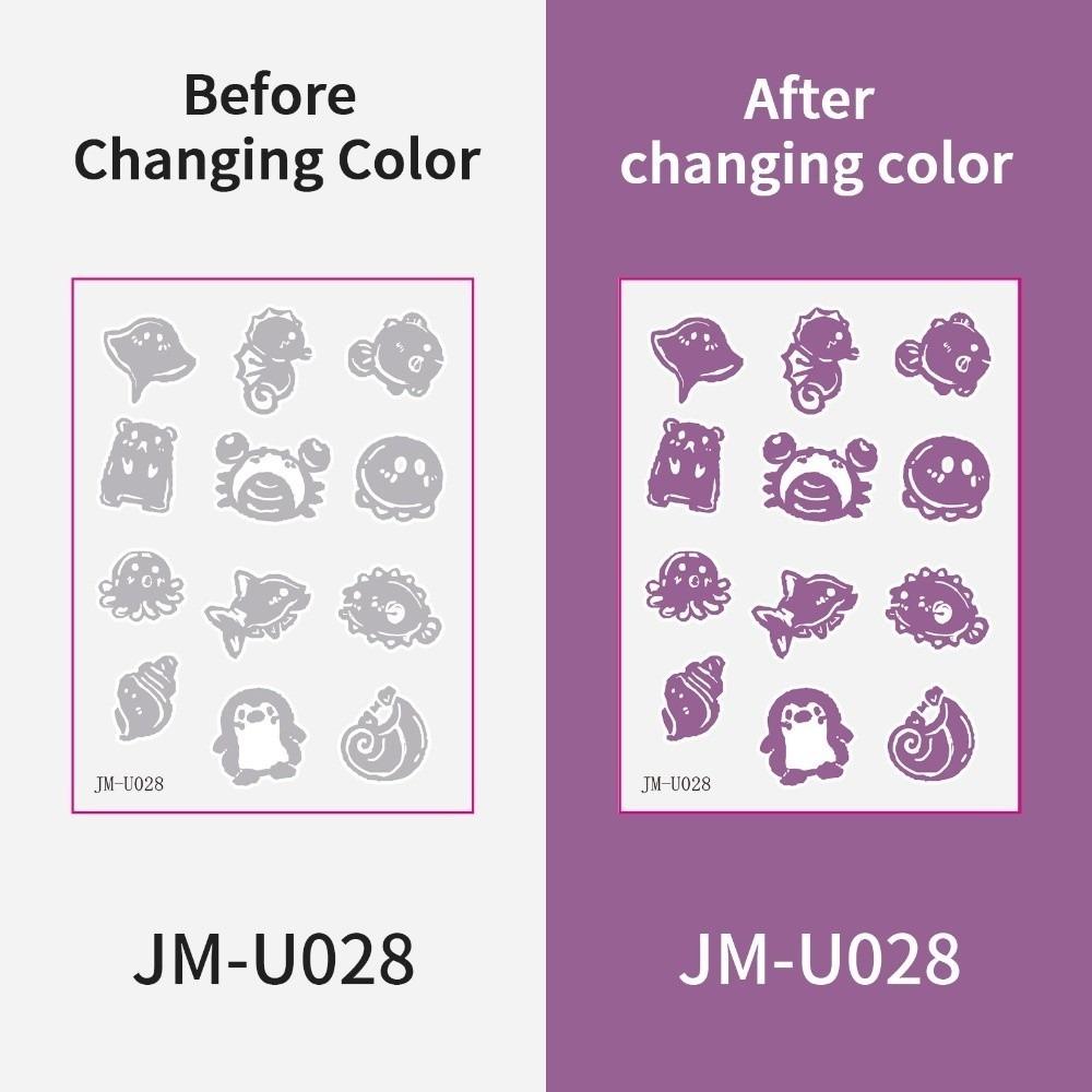 

DIY Photosensitive Temporary Tattoos Color Changing Tattoo Stickers Face Neck Shoulder Arm Style 13