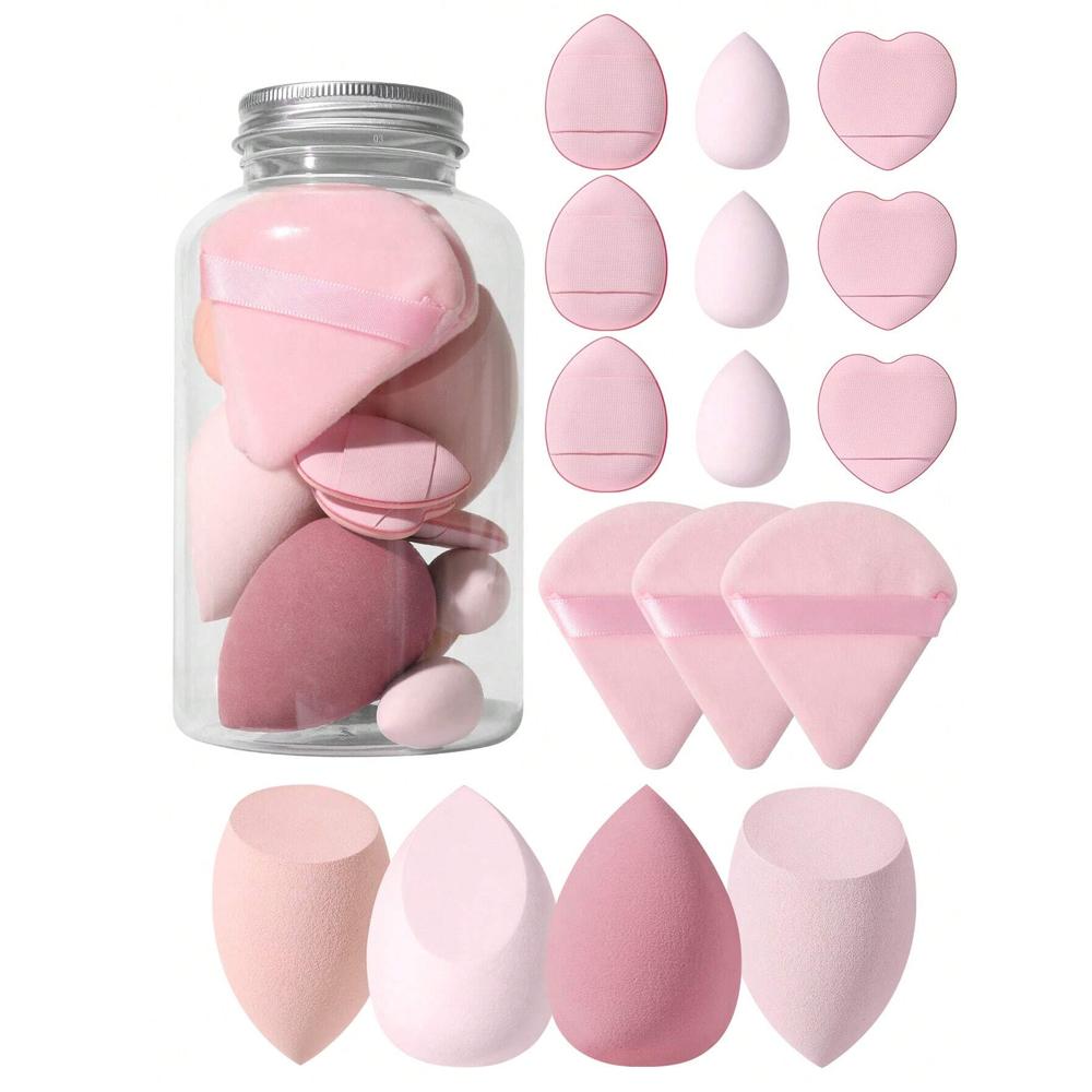 Makeup Sponge Set Blender Sponges 10 Pcs for Foundation Powder Liquid Professional Beauty Sponge Super Soft Facial Makeup Tools