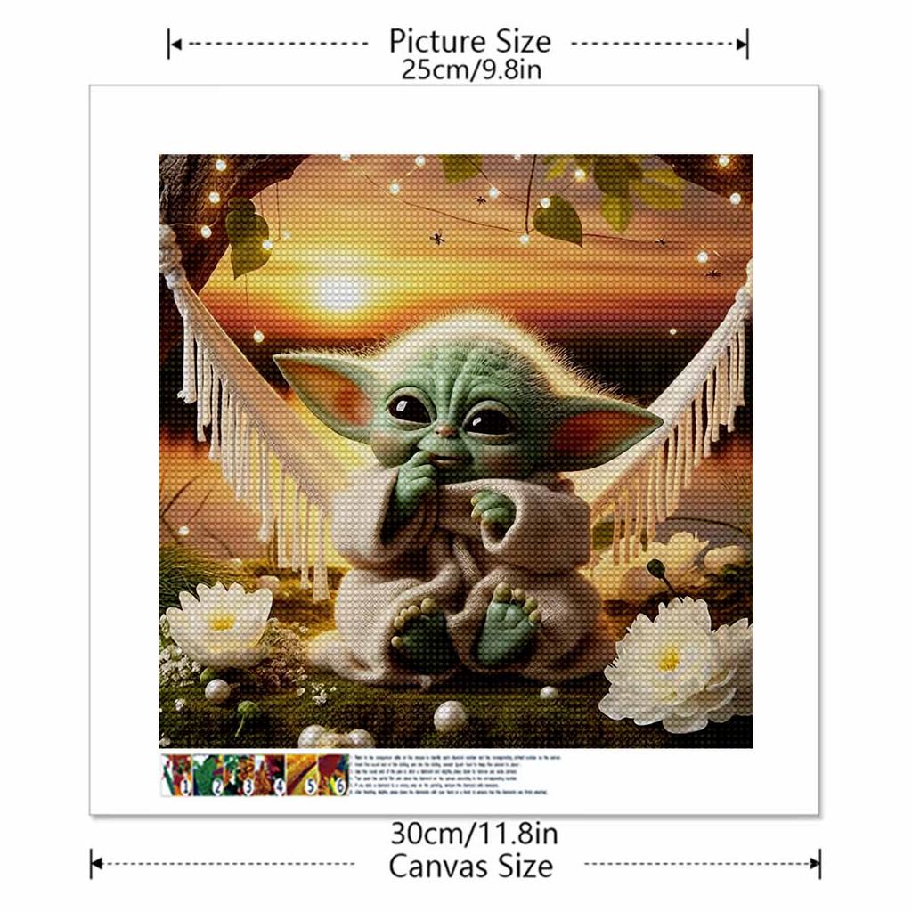 5D DIY Diamond Painting Decorative Dwarf Elves Full Round Drill Scenery Diamond Embroidery Cross Stitch Kits Home Decor Gift
