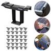 30pcs Photovoltaic Water Guide Clip Solar Panel Mud Removal Drainage Clips Cleaning Tool 2-leg Structure Roof Outdoor  Accessory