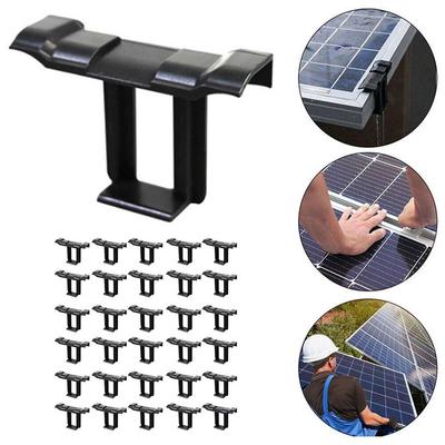 30pcs Photovoltaic Water Guide Clip Solar Panel Mud Removal Drainage Clips Cleaning Tool 2-leg Structure Roof Outdoor Accessory