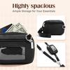 Verstellbares Handy-Lanyard, Crossbody-Gurt, 360° drehbare Befestigungslaschen, Clip-and-Go-Gurt für Handy mit Geldbörse, Crossbody