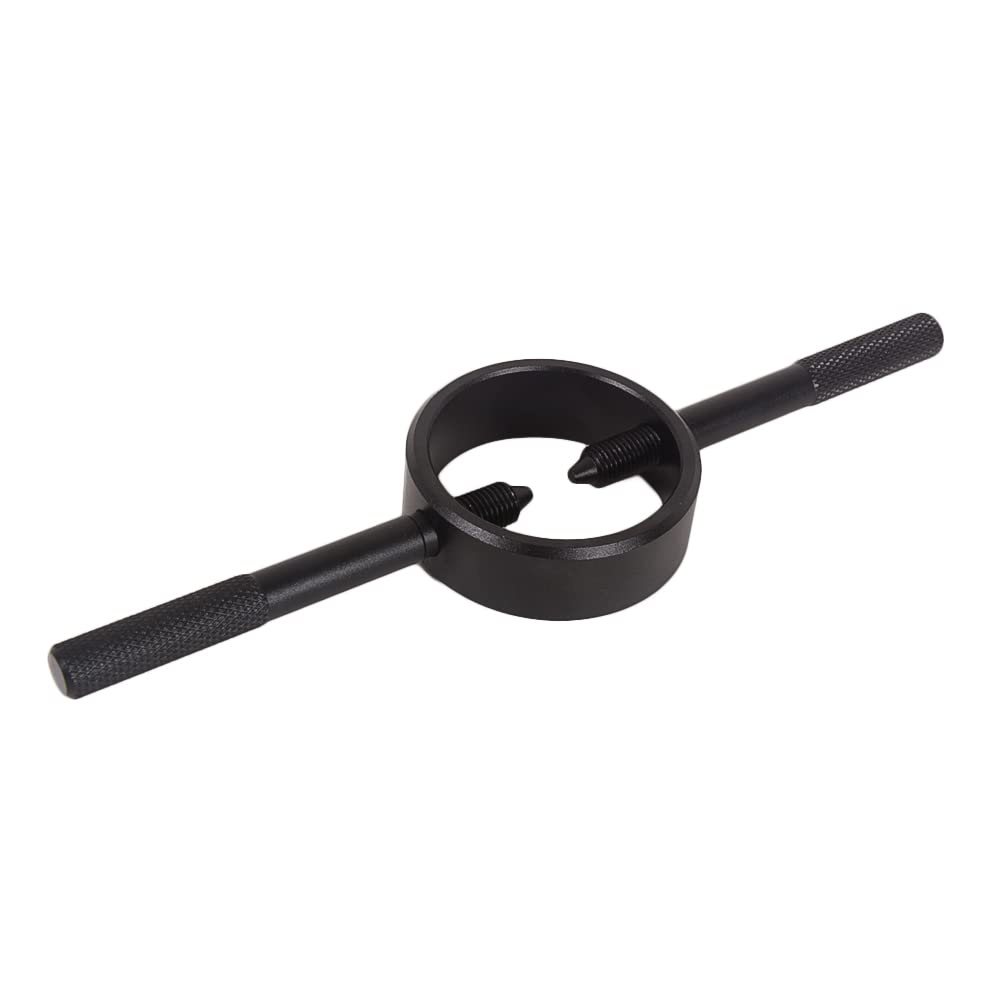 OldBones Universal Motorcycle Fork Spring Compressor Tool Kit Suspension Fork Spring Aluminum Machined Black