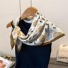 Cashew Print Hairbands Scarf Women Elagant Cotton Linen Feeling Bandana Neck Kerchief Head Bands Foulard Female Scarfs