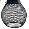 Black Industrial Wall Sconce Mount Light Fixture with Pull Chain Switch for Loft Hallway