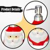 Santa Claus Soap Dispenser Christmas Gift Creative Container Body Wash Lotion for Vanity