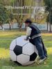 Großer verdickter PVC aufblasbarer Strandball für Outdoor-Aktivitäten und Kindergartenspiele - Extra großes Volleyball-Design