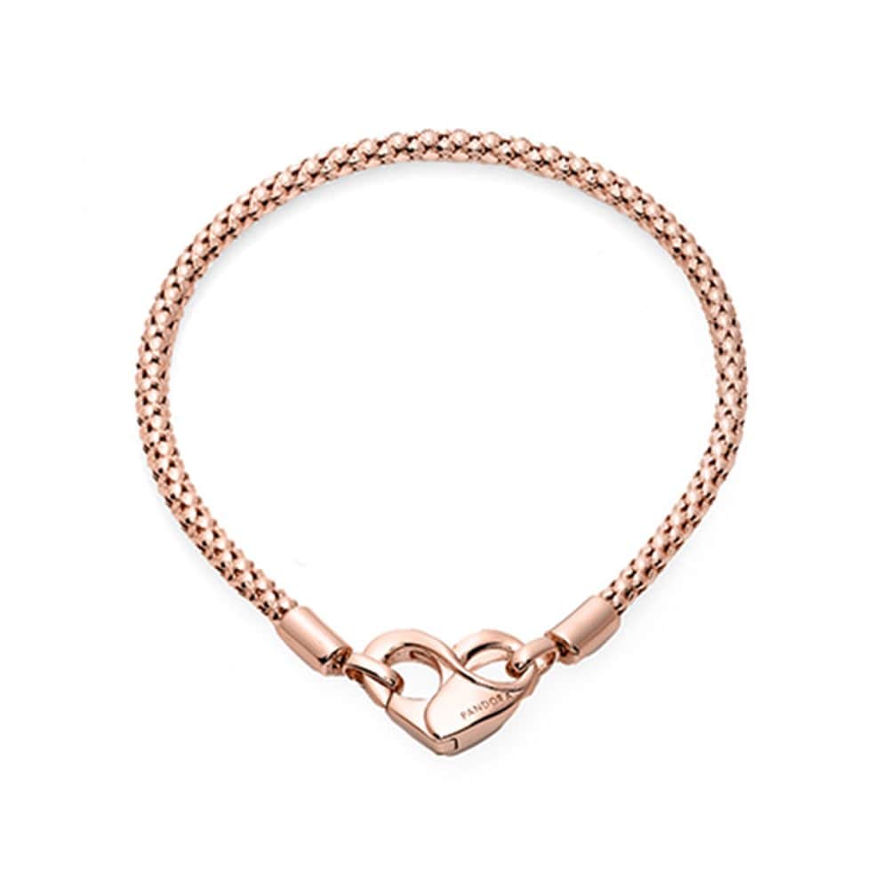 Pandora 582731C00 Moment Heart Studded Chain Bracelet