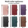 iPhone 18 PRO MAX Leather Grain Case with 9-Card Zipper Wallet Style, Apple 17E Protective Cover KT