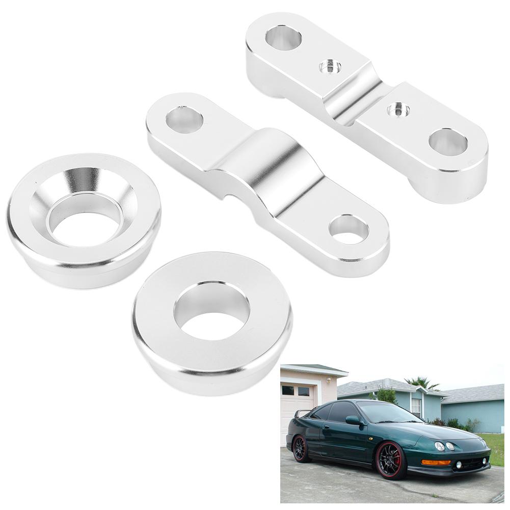 Front Rear Shifter Bushing Kit Replace Aluminum Alloy Fit for  Civic/Del Sol B16 B18 Gearshift Bushing Shifter Bushing Kit