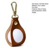 Faux Leather Golf Ball Holder Portable Waist Hanging Golf Ball Carrier Bag Case