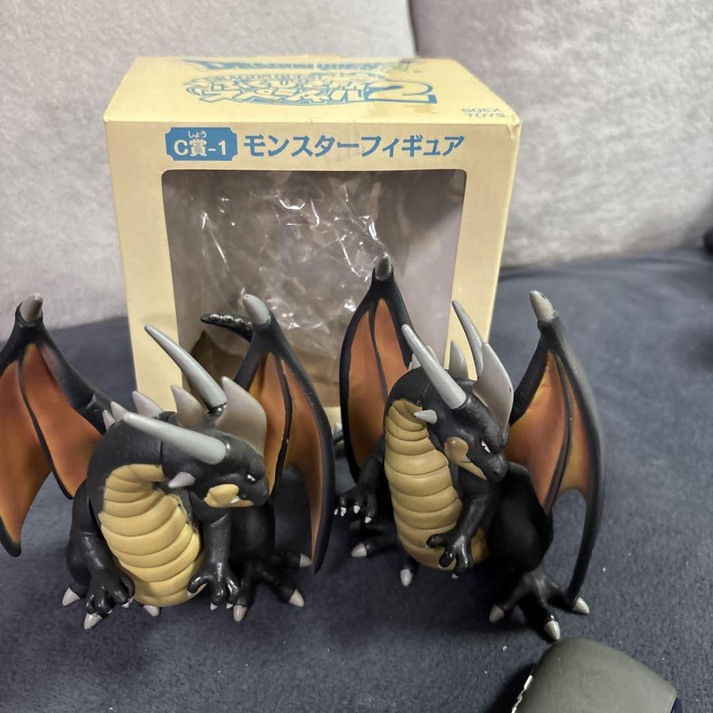 [USED] Dragon Quest Soft Vinyl Monster Black Dragon (2 figures)