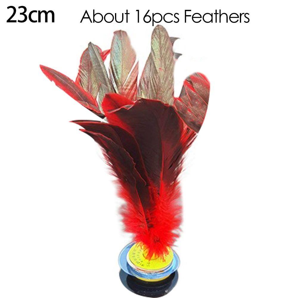 New Colorful Feathers Kick Shuttlecock Chinese Jianzi Foot Sports Outdoor Toy Game Entertainment Foot Kick For Physical Exercise