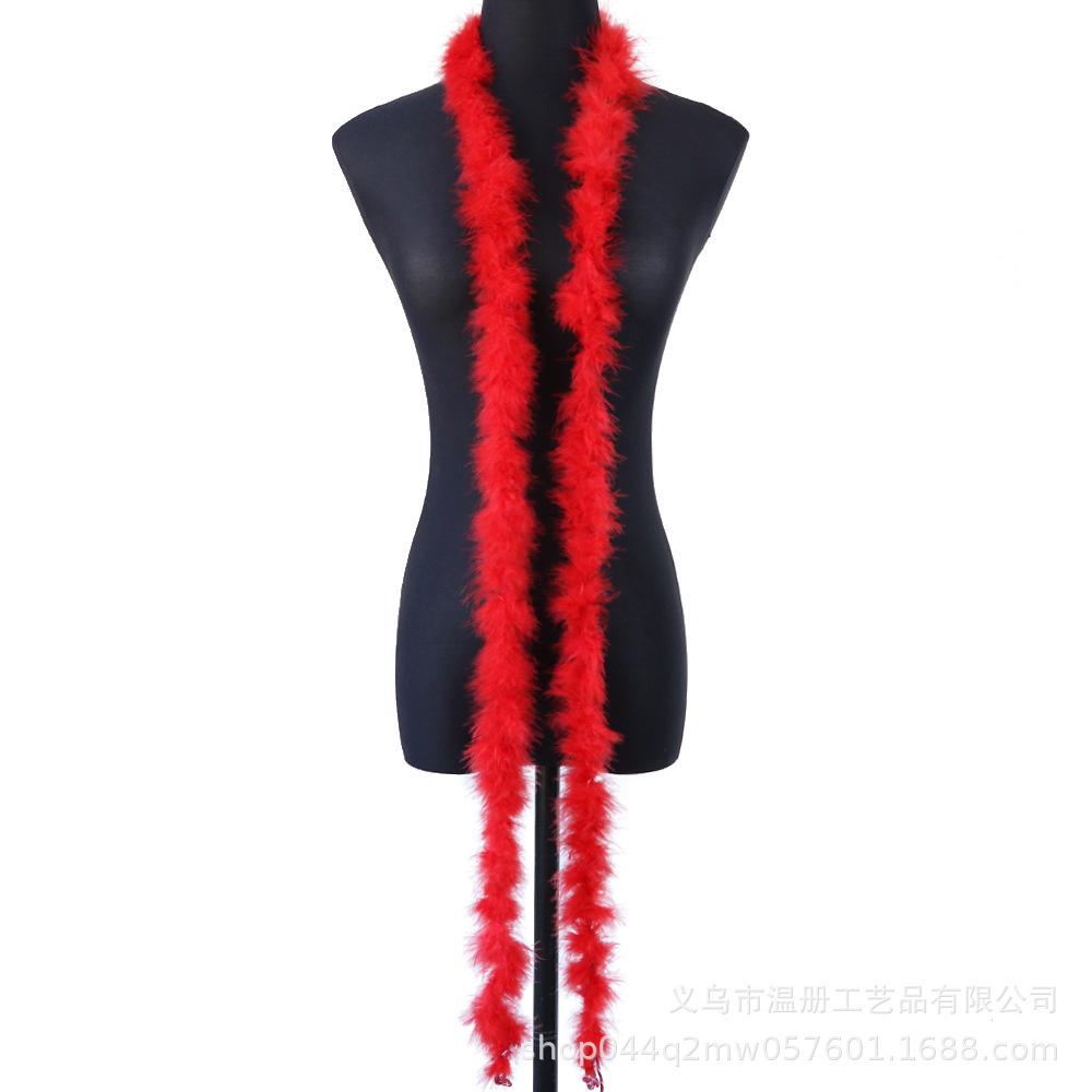 11G Flat Top Clothing Accessories Diy Material Turkey Plush Strip Scarf Crafts Accessories New