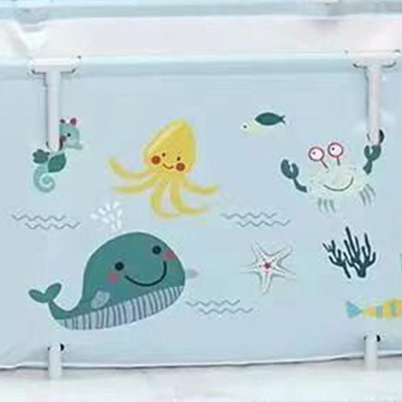 Bathtub Set Portable Folding Multifunctional Thicken Spa Soaking Bath Tub for Home Salon Type 3