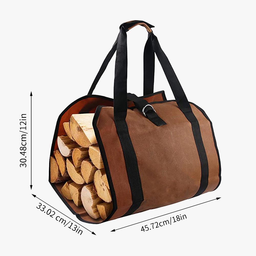 Outdoor Firewood Carrying Bag, Portable And Durable Logging Bag, Multifunctional Firewood Storage Bag
