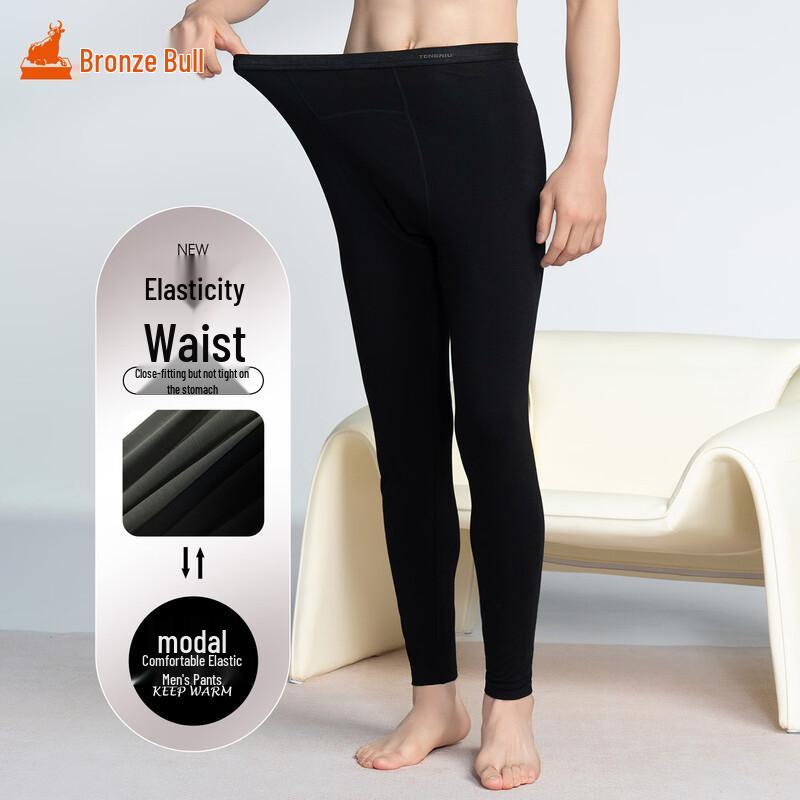 Tongniu Men's Modal Stretch Thermal Pants