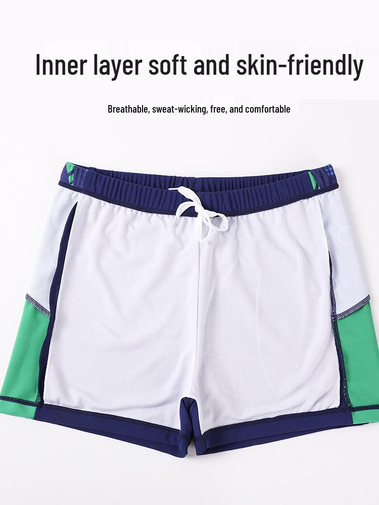 2025 Boys' Plus Size Summer Swim Trunks - Teen & Kids Split Swimsuit