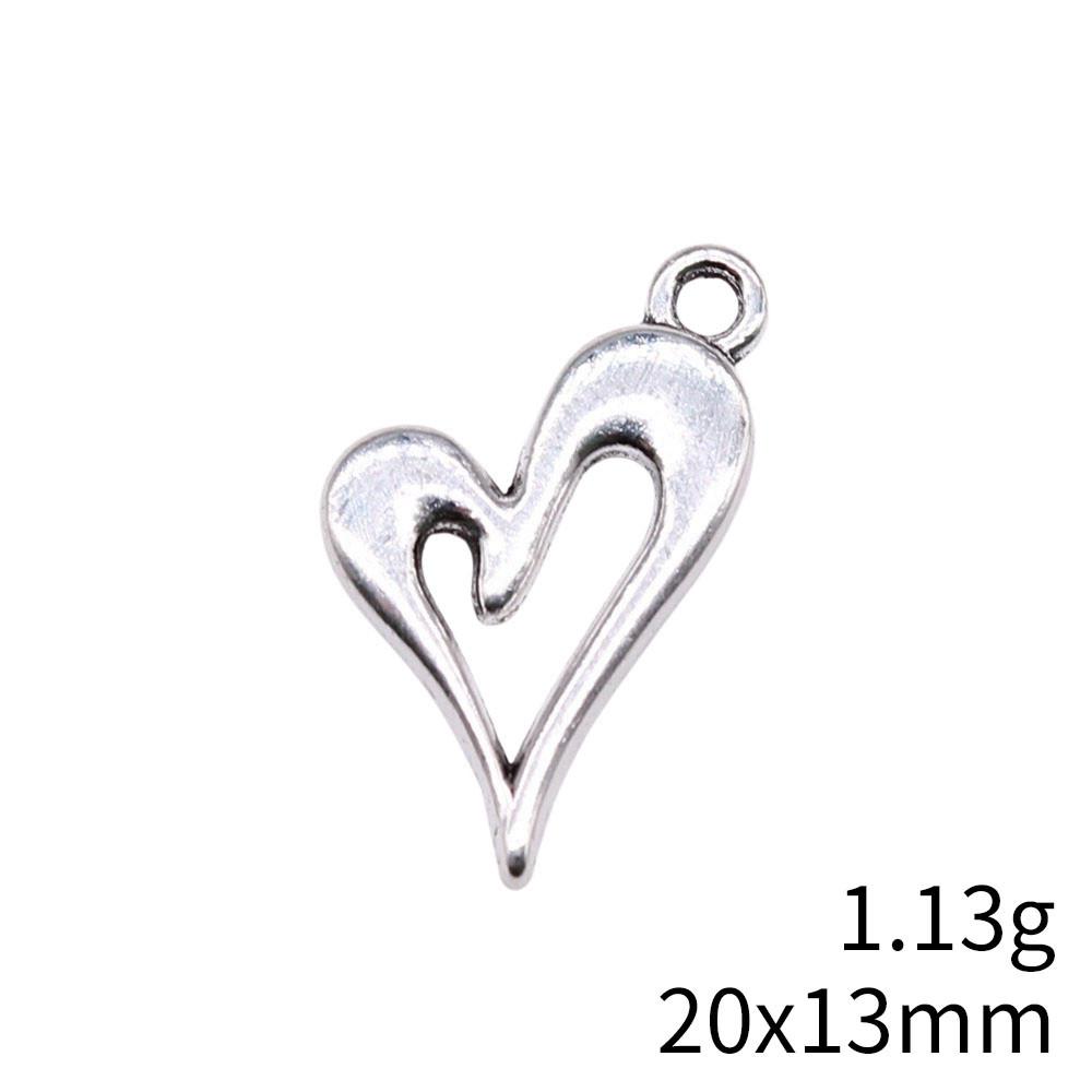 Back To School Charm Bracelet Hollow Peach Heart Charms Pendant Ornaments For Home Male Pendant