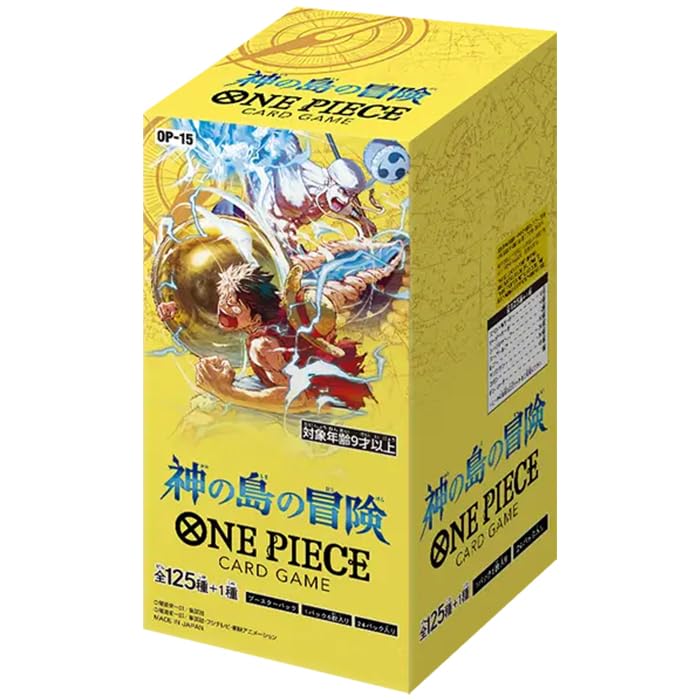 Unopened BOX ONE PIECE Card Game Booster Pack Adventure on Gods Island OP-15