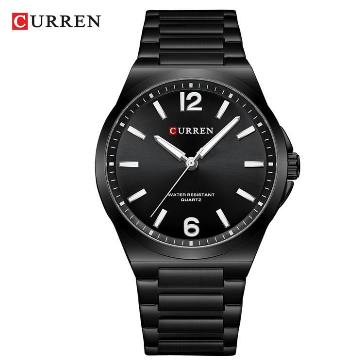CURREN 8493 Men's Waterproof Stainless Steel Casual Quartz Business Wristwatch