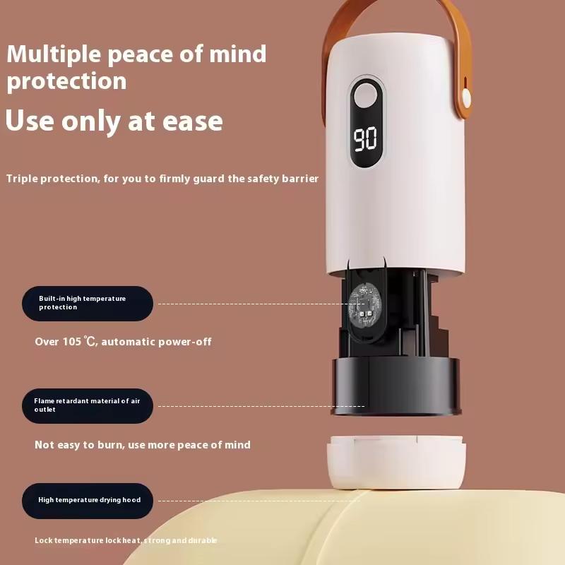 Portable Clothes Dryer Compact Electric Drying Machine For Home Foldable Clothes Dryer Convenient Clothing Drying In Dormitories