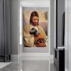 Jesus Herding Sheep Canvas Art  Classic Christian Religious Wall Decor Poster Print for Home Decoration