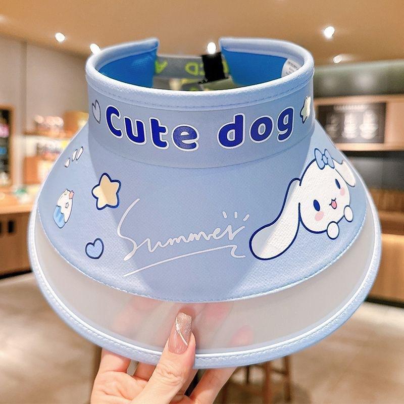 Children's Cute Cartoon Bunny Visor Hat for Boys and Girls, Sun Protection, Breathable, Summer UV Protection Sun Hat