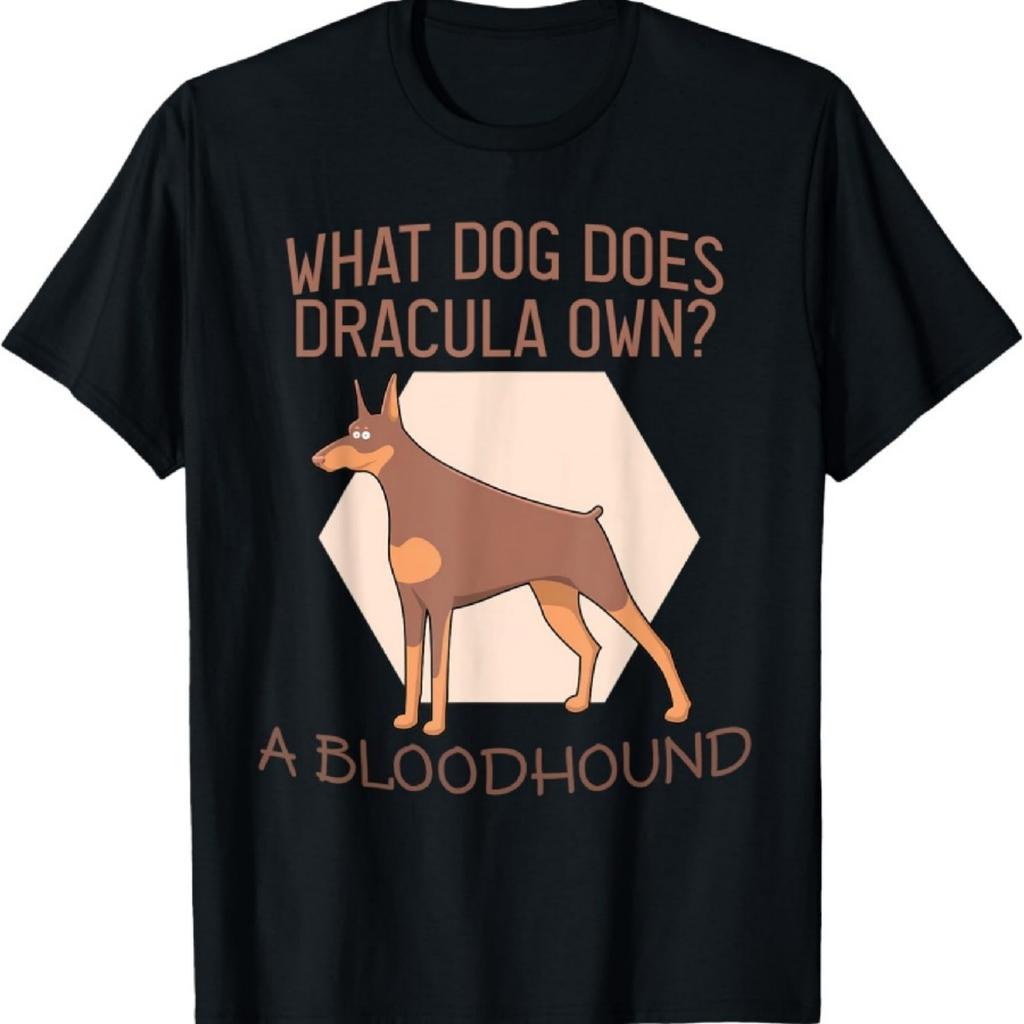 Welchen Hund besitzt Dracula? Ein Bluthund T-Shirt