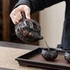 Purple Pottery Vintage Teapot Ceramic Carve Kung Fu Teapot Single Teapot Pu'er Tea Making Device Tea Sets Chinese Tea Pot