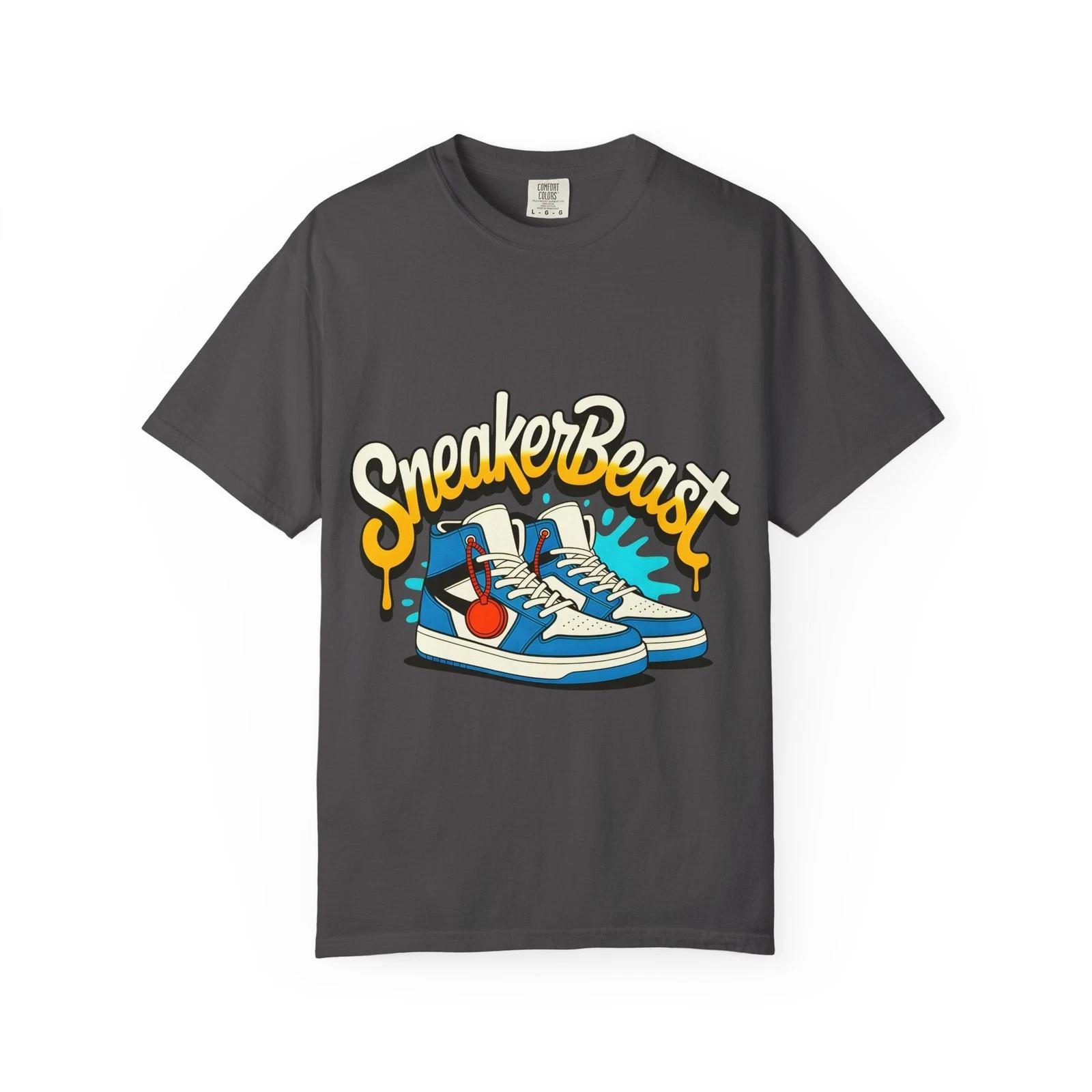 

Sneaker Beast T Shirt Retro Streetwear Sneakerhead Graphic Heavyweight Tee 2XL