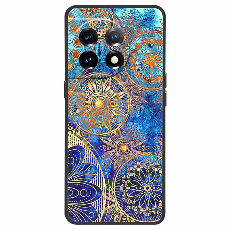 Für OnePlus 11 Hülle OnePlus11 5G Stoßfest Weiches Silikon TPU Rückseite für OnePlus 11 One Plus 11 5G Handyhüllen Niedliche Katze Wolf
