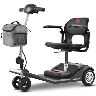 Electric Scooter Sweetrich AIR CLASSIC 250W Motor Suitable For Seniors/Disabled People 12AH Battery Max Load 120Kg Black Four-Wheel Scooter